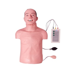 Simulador Torso Geriátrico para Treino de RCP e Intubação