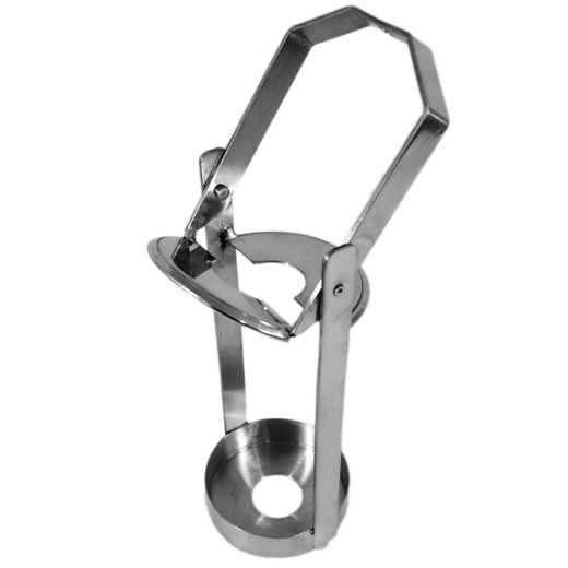 Suporte para Frasco Reagente de Aço inox