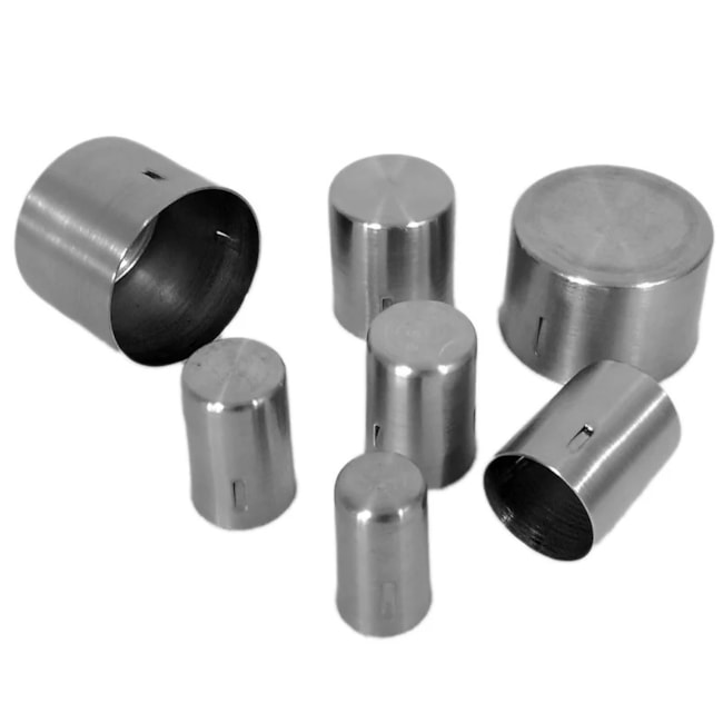 Tampa em Aço Inox Para Tubo de Ensaio 23mm 20/22mm-3dd3435b-ce7b-4936-b464-d0b636a70e02