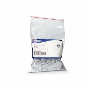 Tampa Rosqueável para Microtubos de Centrifugação Kasvi Pacote 500