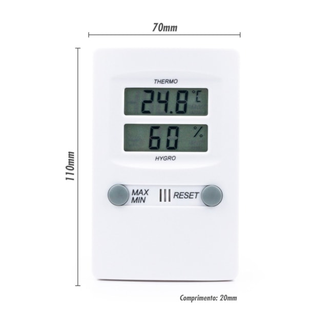 Termo-Higrometro Digital -10 a +60C com Max/Min - Incoterm 7429.02-c0c61ff4-dbf2-4359-a667-2d298f50e5f9