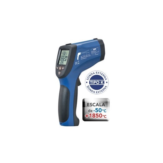 Termometro Infravermelho ST-1000 Laser Duplo USB D:S 50:1 -50 a +1850C - Incoterm