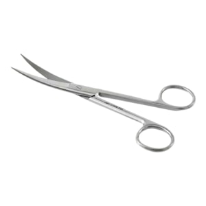 Tesoura Cirúrgica Para Uso Geral 15cm Curva Fina/Fina