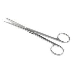 Tesoura Cirúrgica Para Uso Geral 15cm Reta Fina/Romba