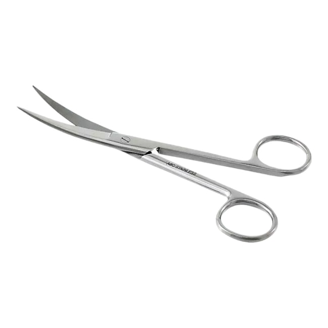 Tesoura Cirúrgica Para Uso Geral 17cm Curva Fina/Fina-7fb1e623-4866-4314-8917-206e4a4fb1a6