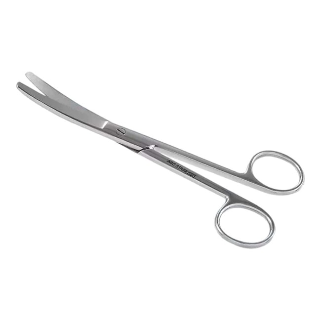 Tesoura Cirúrgica Para Uso Geral 17cm Curva Romba/Romba-1aee6f68-369c-4cad-b38a-a8e072bc20a6