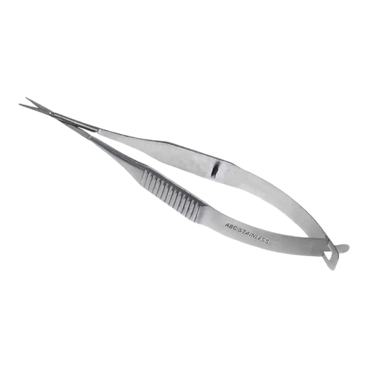 Tesoura Vannas Para Microcirúrgia 8cm Reta