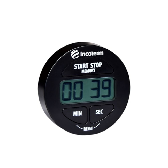 Timer Digital com Cronometro e Alarme - Incoterm T-TIM-0015-07881e7b-7011-48bf-83a9-e53c0305979e