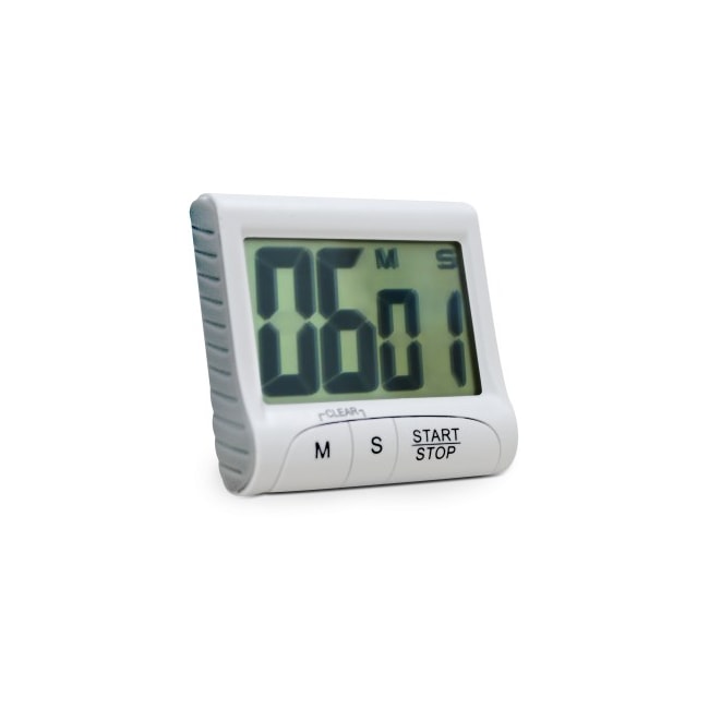 Timer e Cronometro Digital Branco e Cinza - Incoterm 7651.02-d8f33539-8e9e-4d5f-bf8a-216ec3b1c6a2