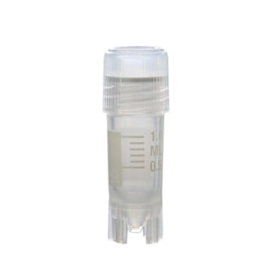 Tubo Criogênico 1,2ml Rosca Externa Pacote com 50 Unidades