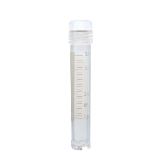 Tubo Criogênico 4,0ml Rosca Externa Pacote com 50 Unidades