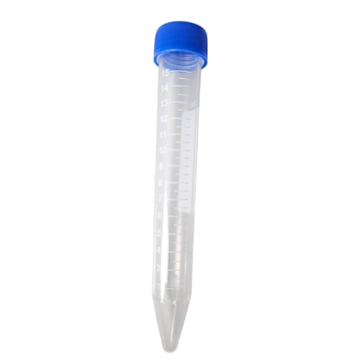 Tubo para Centrífuga Tipo Falcon 15ml Pacote Com 50 Unidades
