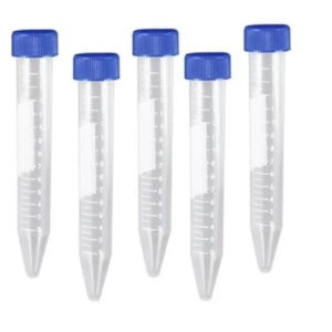 Tubo para Centrífuga Tipo Falcon 15ml Pacote com 50 Unidades