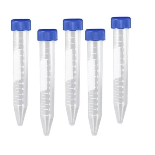 Tubo para Centrífuga Tipo Falcon 15ml Pacote com 50 Unidades