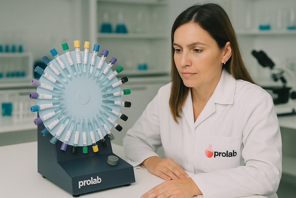 Agitador para Tubos de Hemograma Biologo