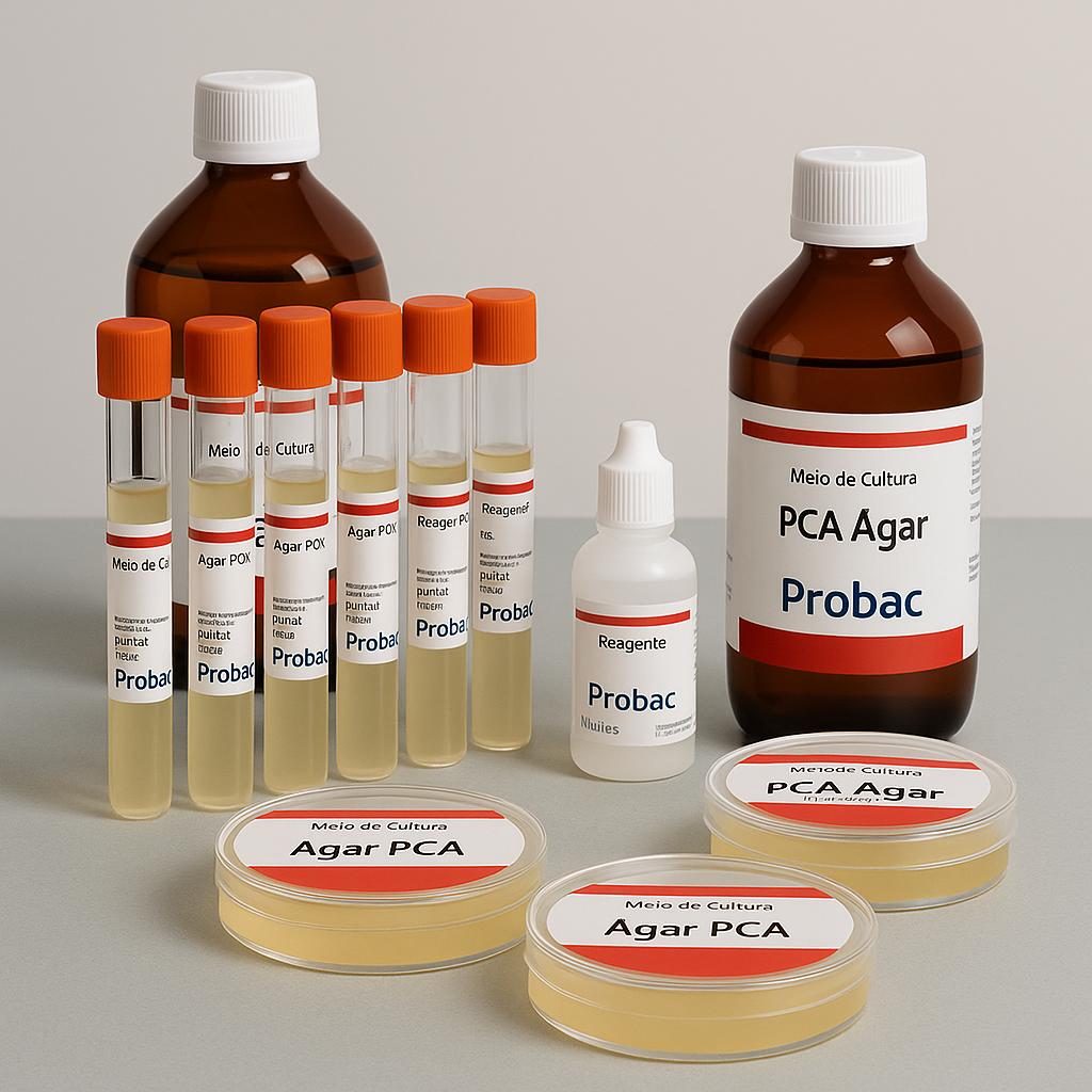 Produtos Probac na Prolab: meios de cultura, reagentes e soluções para microbiologia