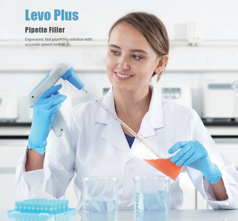 Cientista Pipeta Motorizada Levo Plus