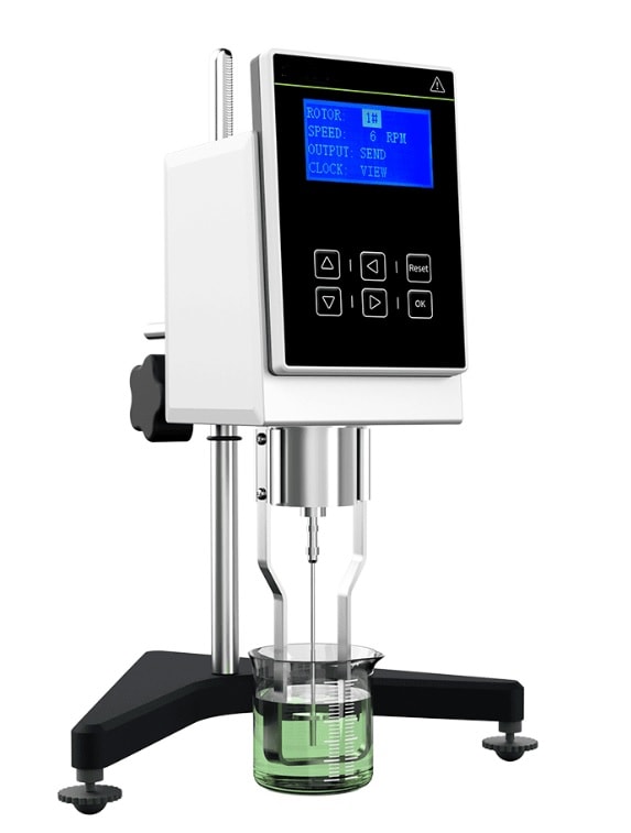 Viscosímetro Digital VISDJ-8S com display LCD e fusos em aço inox